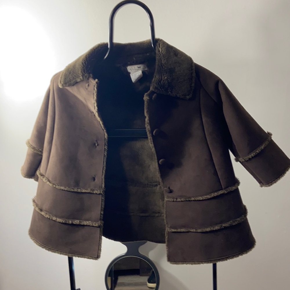 Widgeon faux swede coat
